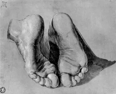 Study of Feet of Apostle Albrecht Durer